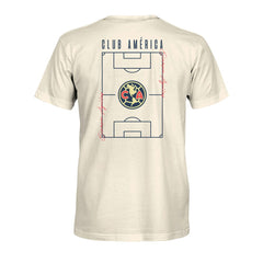 Club America 1863FC Own the Pitch Heavyweight T-Shirt Cream - FIFA World CUP