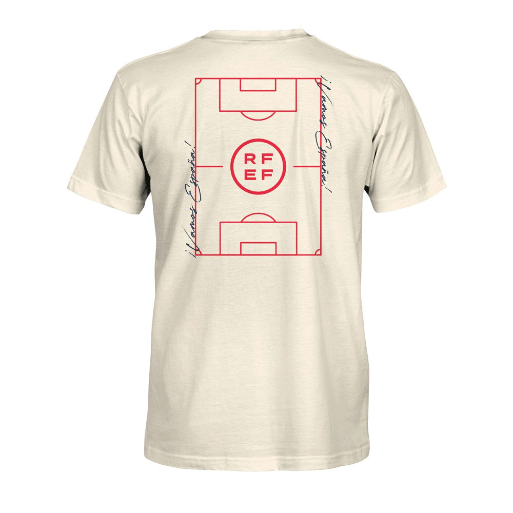 Spain National Team 1863FC Own the Pitch Heavyweight T-Shirt Cream - FIFA World CUP