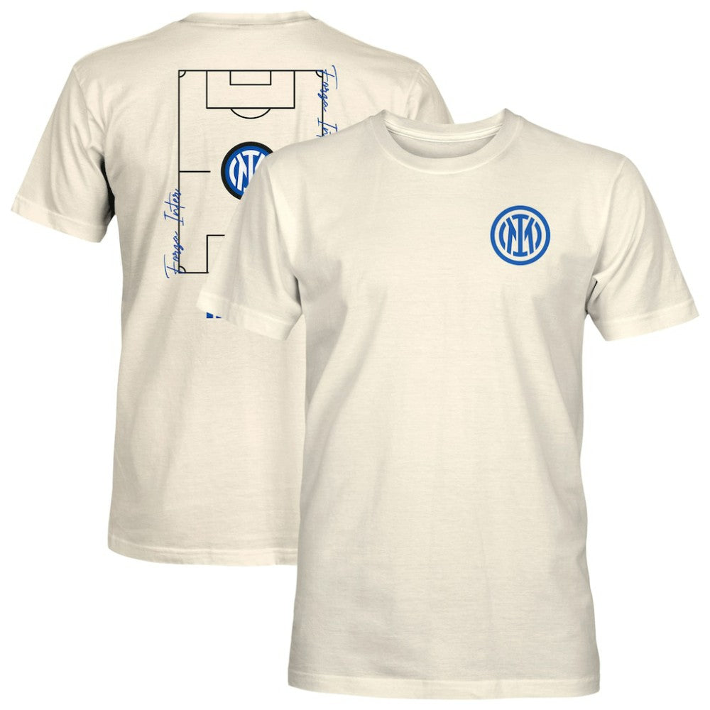 Inter Milan 1863FC Own the Pitch Heavyweight T-Shirt Cream - FIFA World CUP