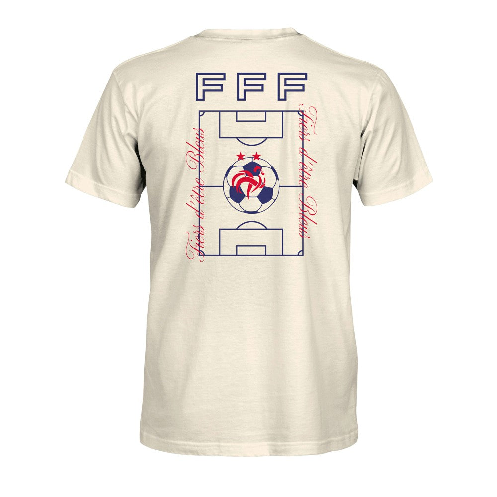 France National Team 1863FC Own the Pitch Heavyweight T-Shirt Cream - FIFA World CUP