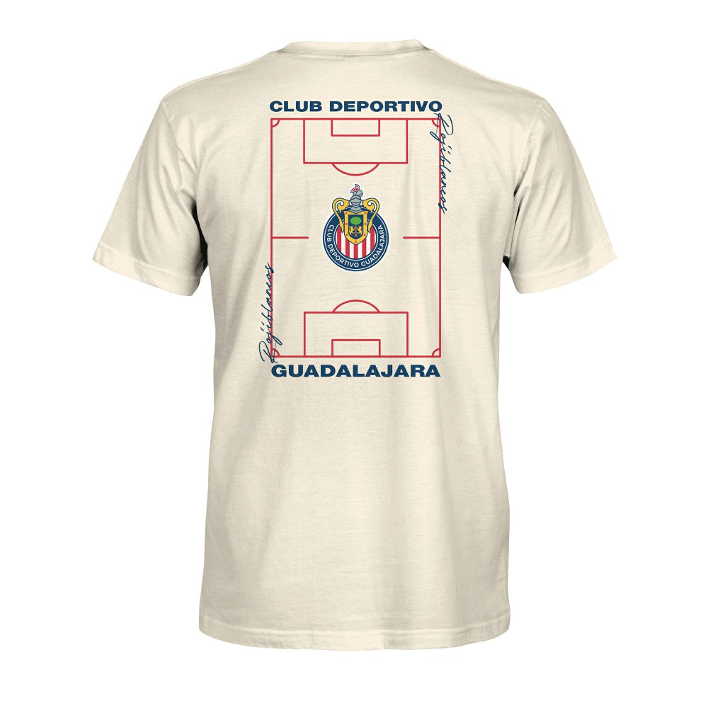 Chivas 1863FC Own the Pitch Heavyweight T-Shirt Cream - FIFA World CUP