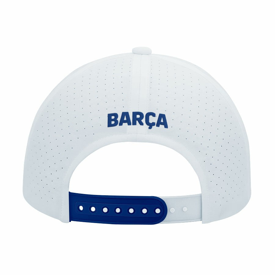 Barcelona 1863FC Mono Badge High Point Adjustable Hat White - FIFA World CUP