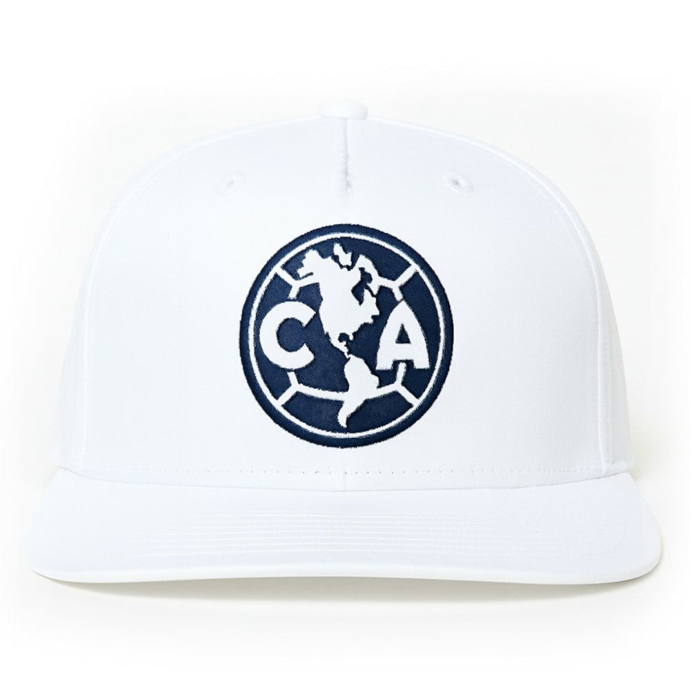Club America 1863FC Mono Badge High Point Adjustable Hat White - FIFA World CUP
