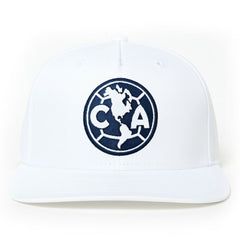 Club America 1863FC Mono Badge High Point Adjustable Hat White - FIFA World CUP