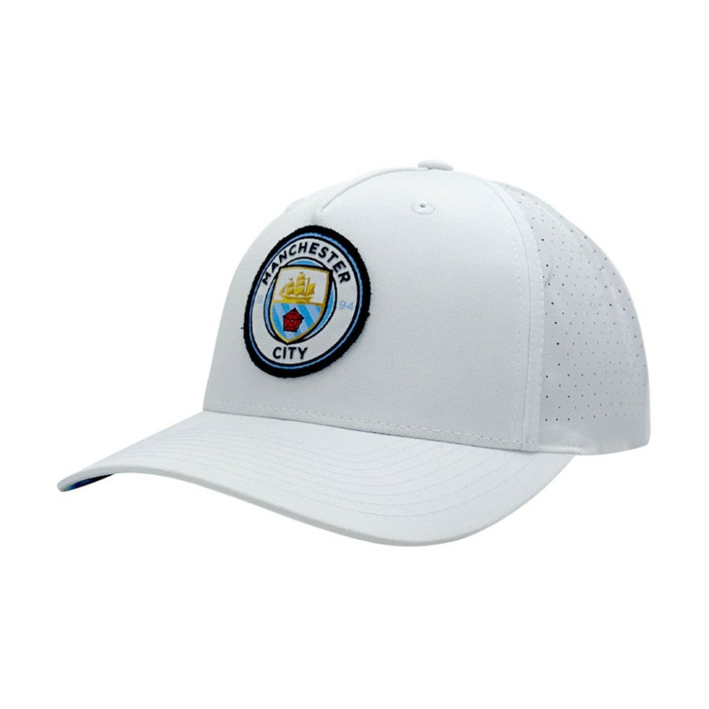 Manchester City 1863FC Mono Badge High Point Adjustable Hat White - FIFA World CUP