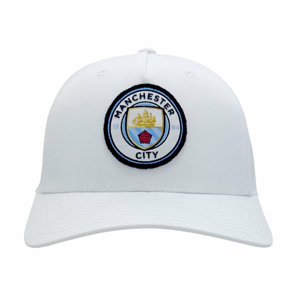 Manchester City 1863FC Mono Badge High Point Adjustable Hat White - FIFA World CUP