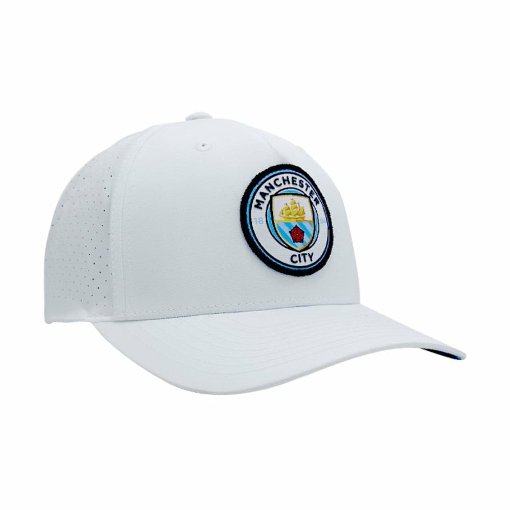 Manchester City 1863FC Mono Badge High Point Adjustable Hat White - FIFA World CUP