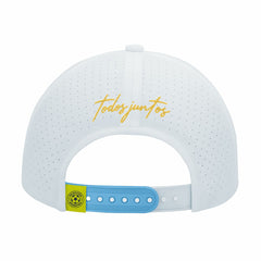 Argentina National Team 1863FC Mono Badge High Point Adjustable Hat White - FIFA World CUP