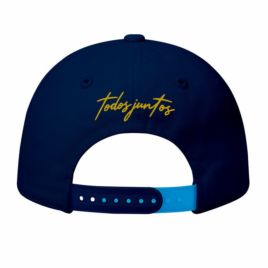 Argentina National Team 1863FC Color Badge Caddy Adjustable Hat Navy - FIFA World CUP