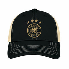 Germany National Team 1863FC Color Badge Offroad Adjustable Trucker Hat Black - FIFA World CUP