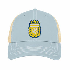 Argentina National Team 1863FC Color Badge Offroad Adjustable Trucker Hat Light Blue - FIFA World CUP