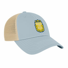 Argentina National Team 1863FC Color Badge Offroad Adjustable Trucker Hat Light Blue - FIFA World CUP