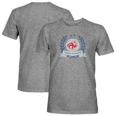 France National Team 1863FC Vintage Tri-Blend T-Shirt Gray - FIFA World CUP