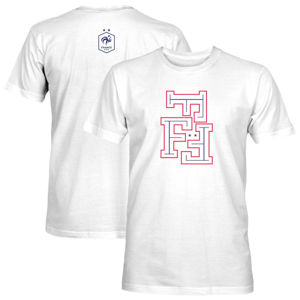 France National Team 1863FC Triple T-Shirt White - FIFA World CUP