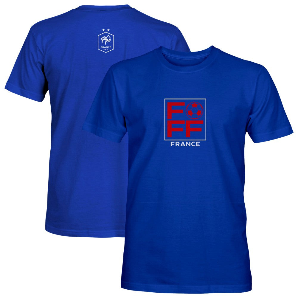 France National Team 1863FC Squared T-Shirt Blue - FIFA World CUP