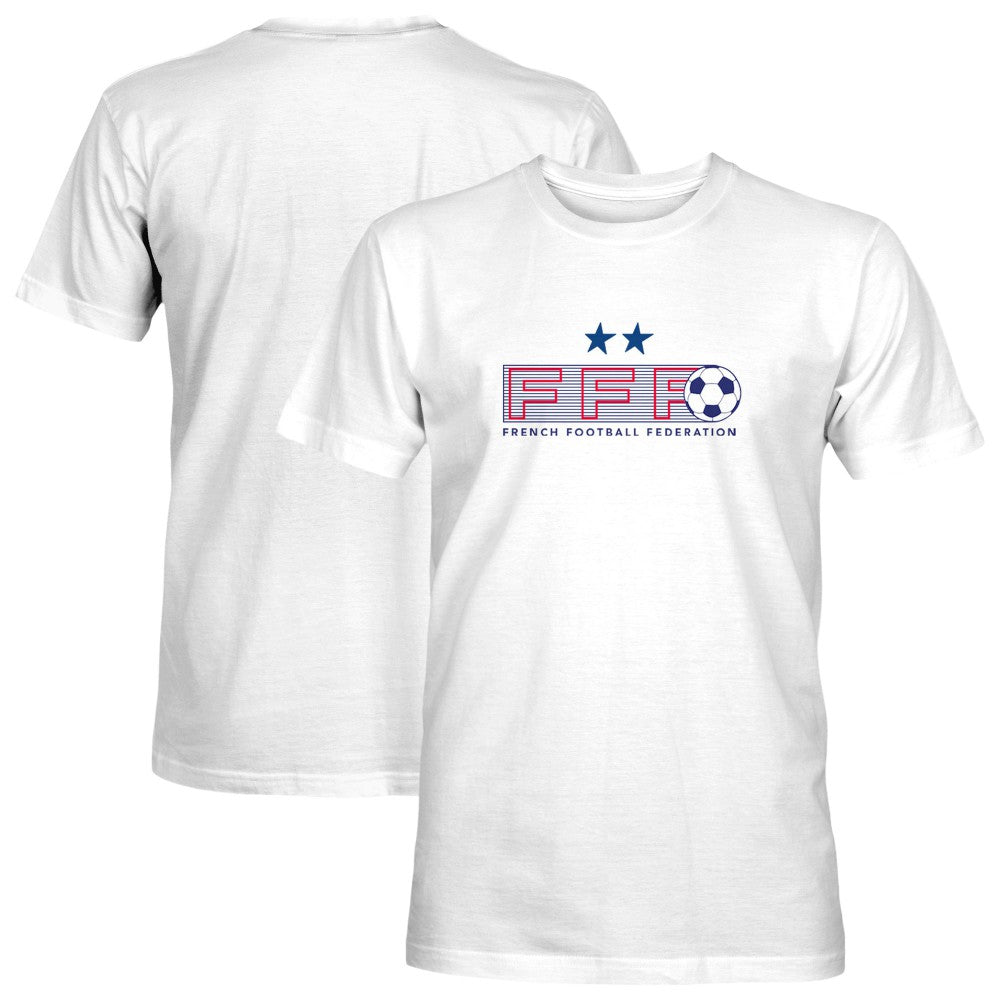 France National Team 1863FC Stripes T-Shirt White - FIFA World CUP