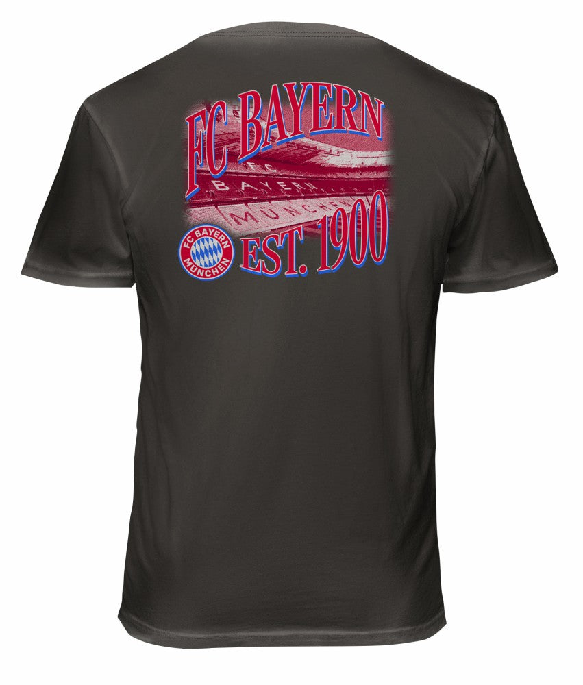 Bayern Munich 1863FC Duo-Tone Stadium Soft Wash T-Shirt Heather Gray - FIFA World CUP