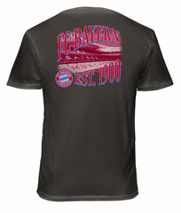 Bayern Munich 1863FC Duo-Tone Stadium Soft Wash T-Shirt Heather Gray - FIFA World CUP