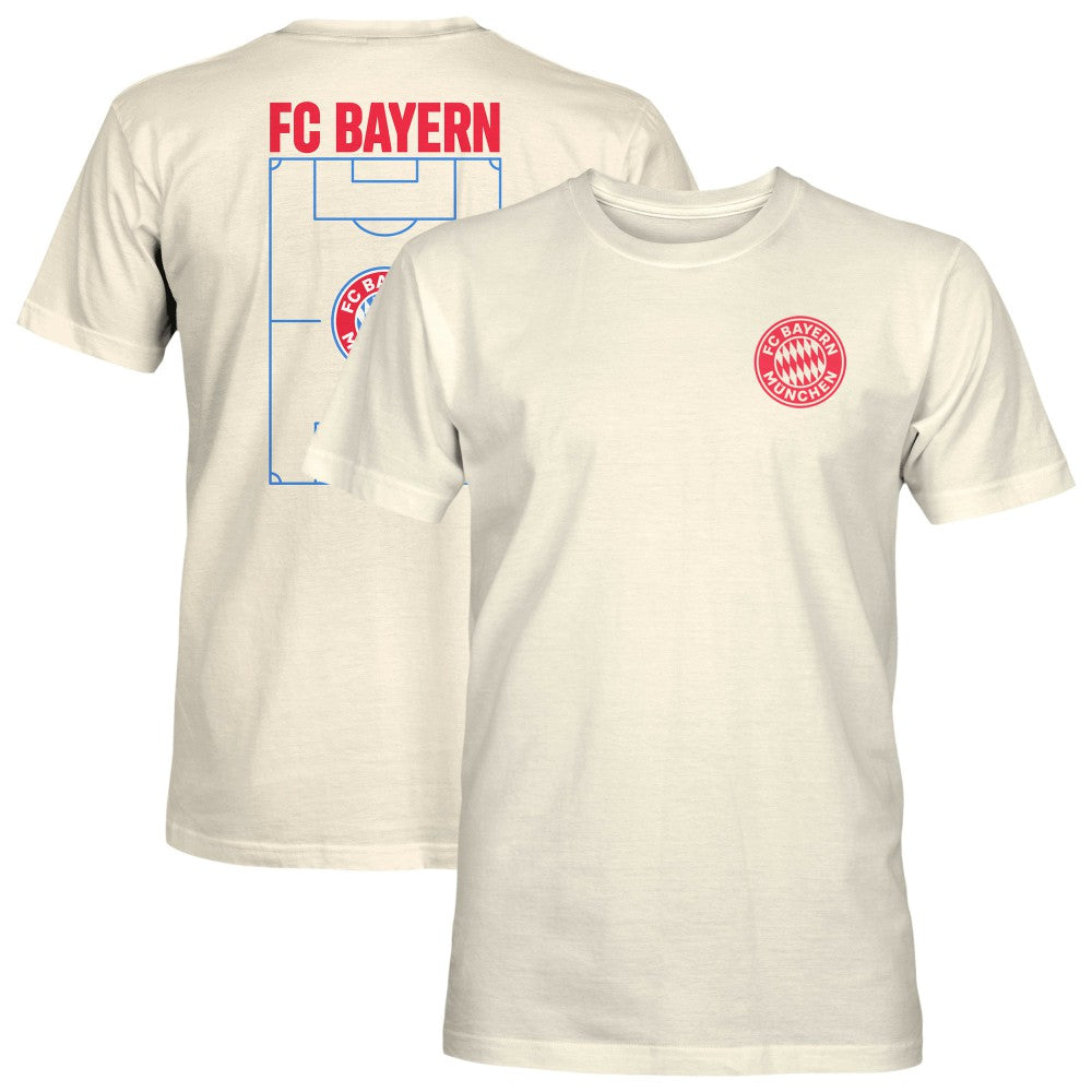 Bayern Munich 1863FC Duo-Tone Stadium Soft Wash T-Shirt Cream - FIFA World CUP