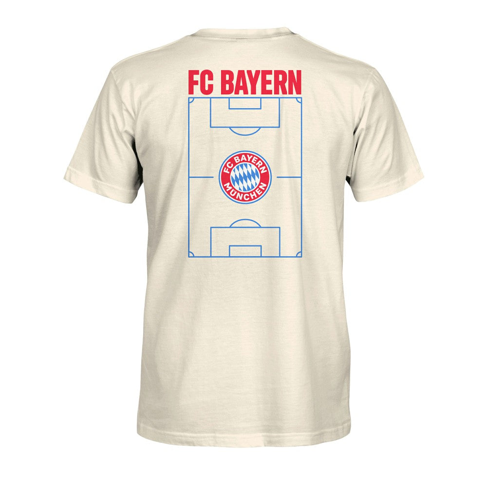 Bayern Munich 1863FC Duo-Tone Stadium Soft Wash T-Shirt Cream - FIFA World CUP