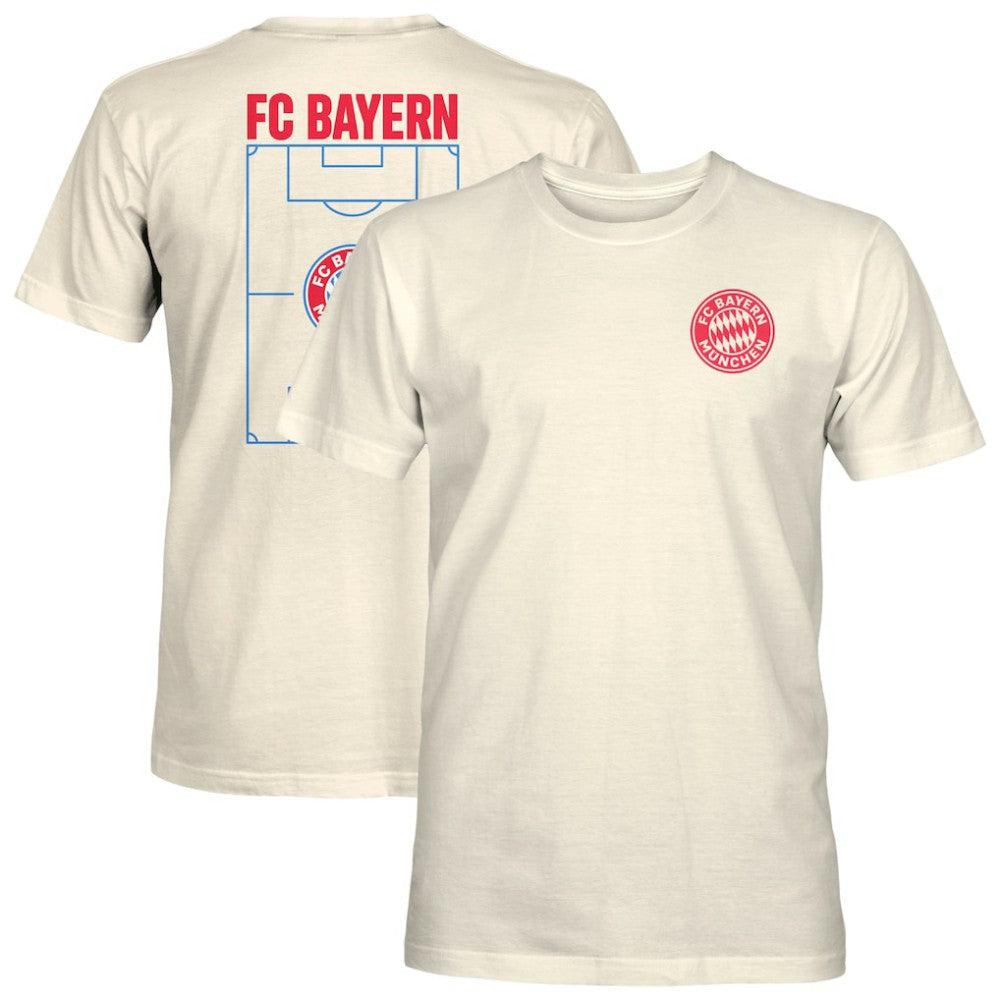 Bayern Munich 1863FC Duo-Tone Stadium Soft Wash T-Shirt Cream - FIFA World CUP