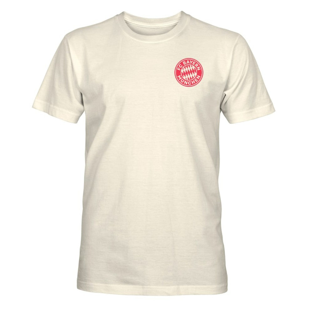 Bayern Munich 1863FC Duo-Tone Stadium Soft Wash T-Shirt Cream - FIFA World CUP