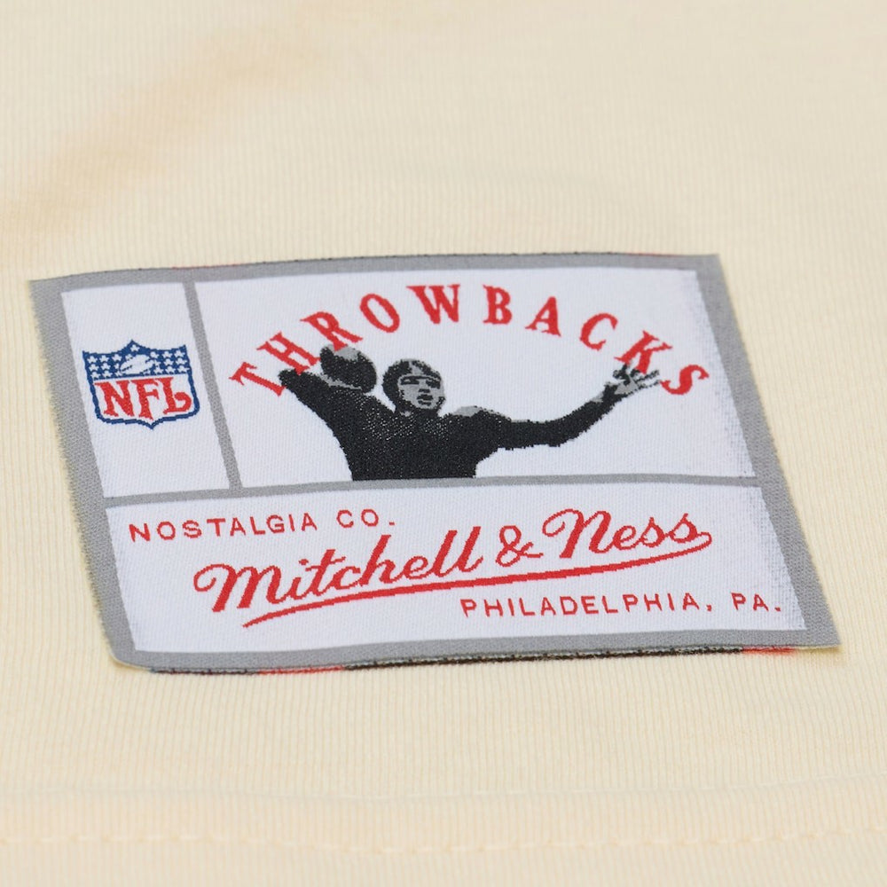 Jerry Rice San Francisco 49ers Sandman Name & Number T-Shirt Cream | Mitchell & Ness