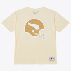 Randy Moss Minnesota Vikings Sandman Name & Number T-Shirt Cream | Mitchell & Ness