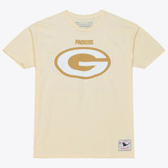 Reggie White Green Bay Packers Sandman Name & Number T-Shirt Cream | Mitchell & Ness