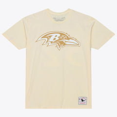 Ray Lewis Baltimore Ravens Sandman Name & Number T-Shirt Cream | Mitchell & Ness