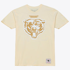 Walter Payton Chicago Bears Sandman Name & Number T-Shirt Cream | Mitchell & Ness