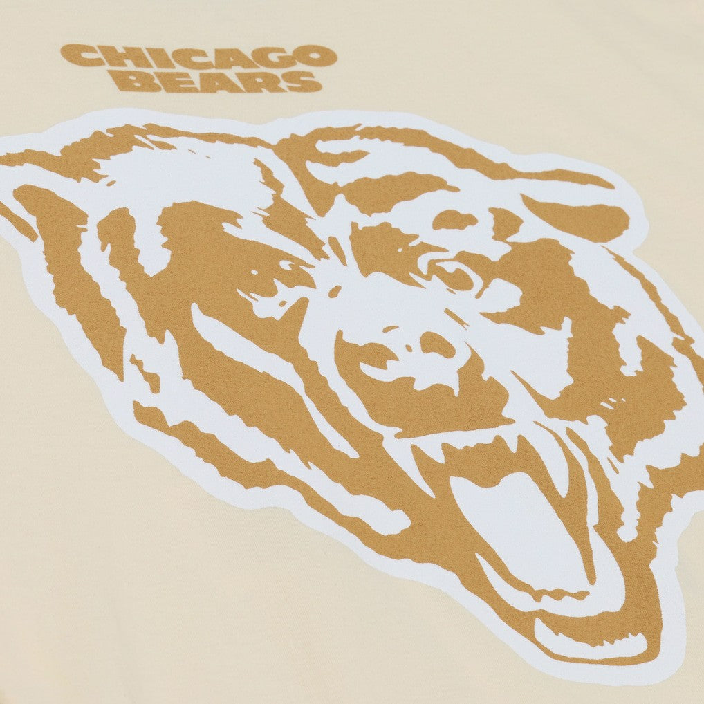 Walter Payton Chicago Bears Sandman Name & Number T-Shirt Cream | Mitchell & Ness