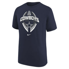 Dallas Cowboys Youth Icon Legend T-Shirt Navy | Nike for Sale