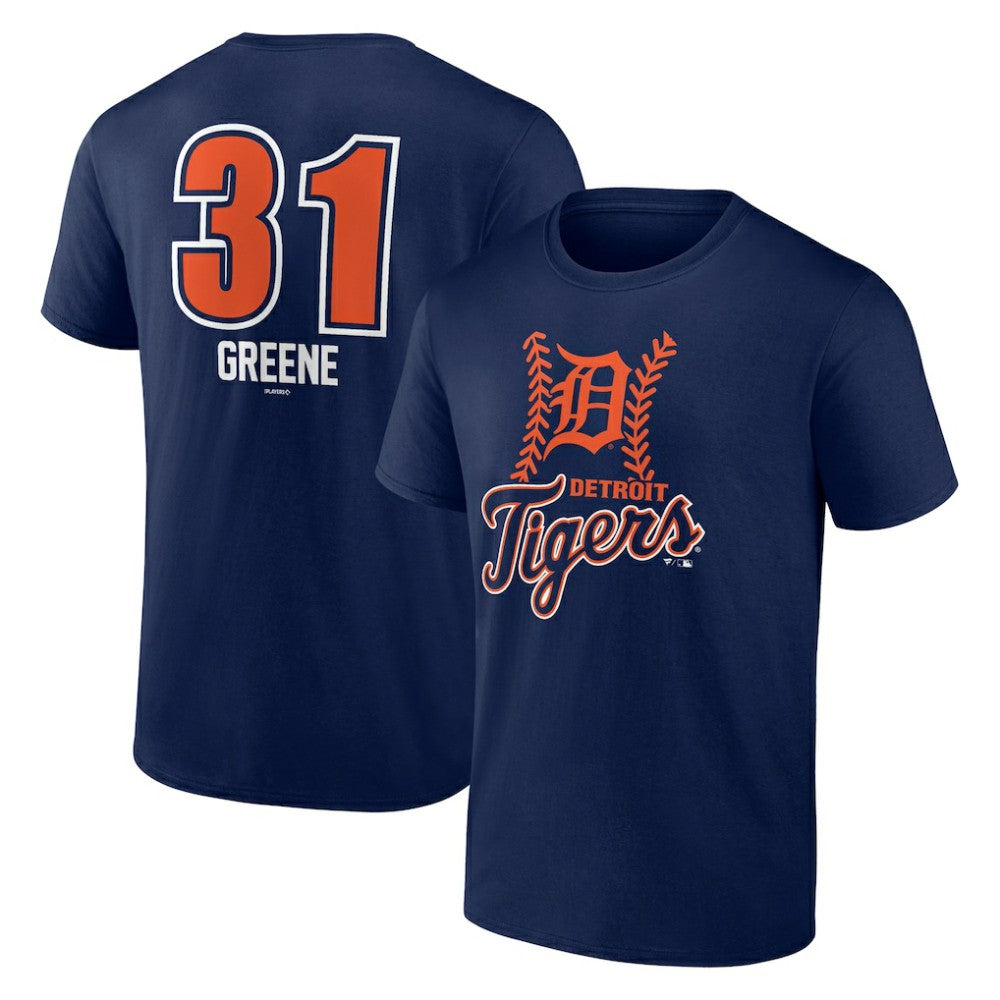 Riley Greene Detroit Tigers Fastball Player Name & Number T-Shirt - MLB