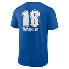 Yoshinobu Yamamoto Los Angeles Dodgers Fastball Player Name & Number T-Shirt - MLB
