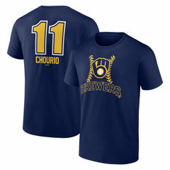 Jackson Chourio Milwaukee Brewers Fastball Player Name & Number T-Shirt - MLB