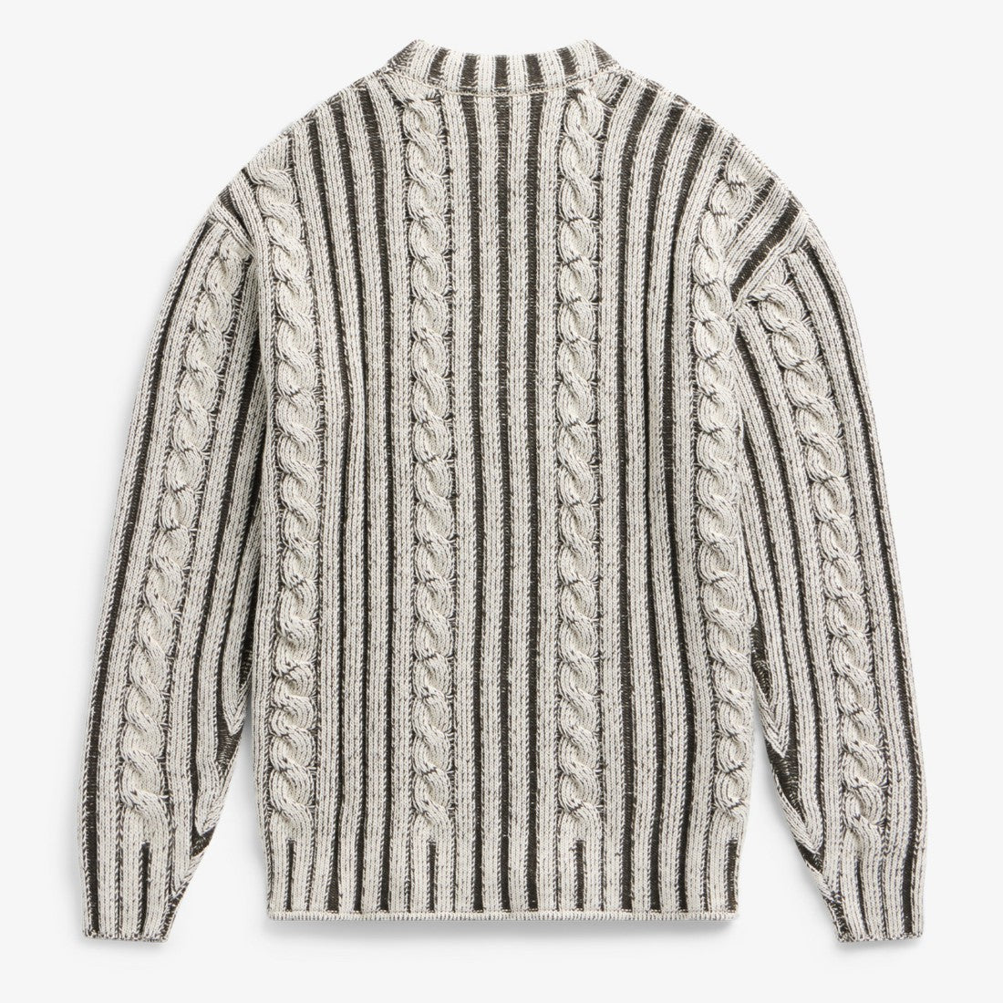 Detroit Lions Off Season x NFL Unisex Cable Knit Sweater Cream/Gray | NFL