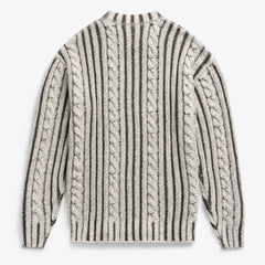Detroit Lions Off Season x NFL Unisex Cable Knit Sweater Cream/Gray | NFL