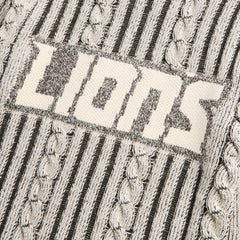 Detroit Lions Off Season x NFL Unisex Cable Knit Sweater Cream/Gray | NFL