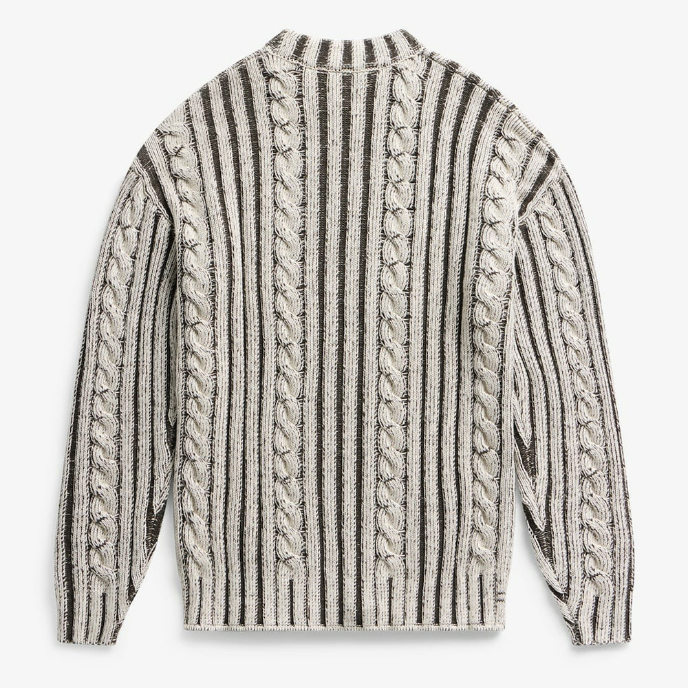 Buffalo Bills Off Season x NFL Unisex Cable Knit Sweater Cream/Gray | NFL