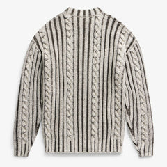 Buffalo Bills Off Season x NFL Unisex Cable Knit Sweater Cream/Gray | NFL