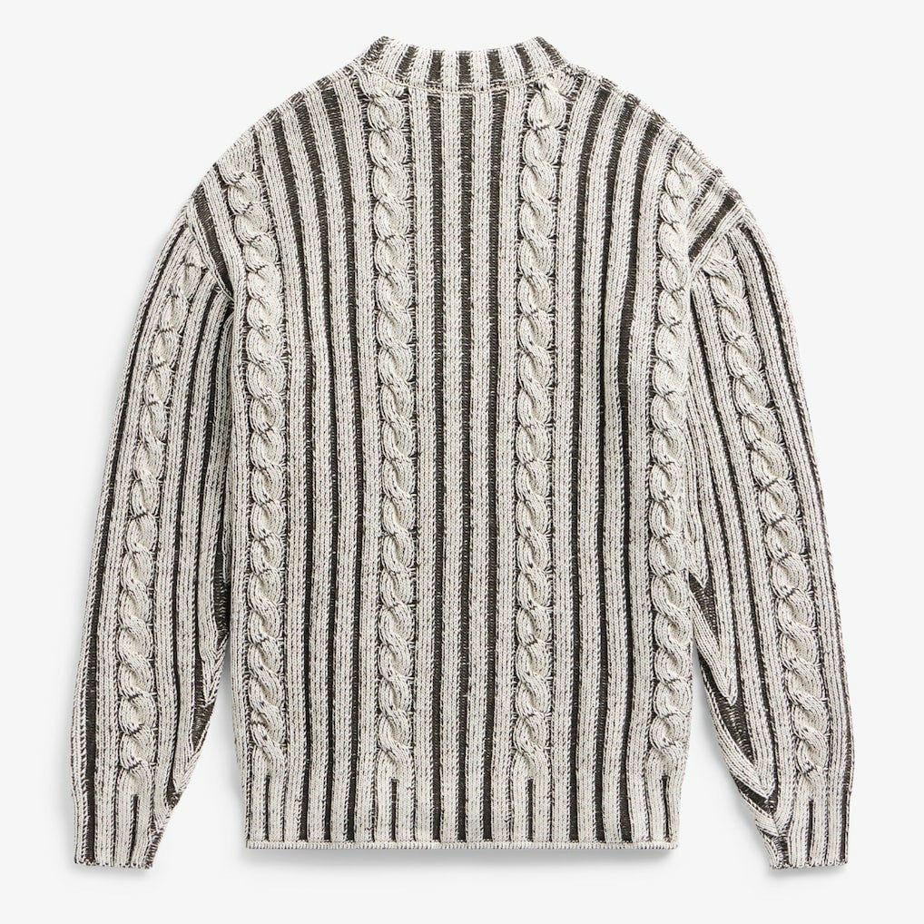 Kansas City Chiefs Off Season x NFL Unisex Cable Knit Sweater Cream/Gray | NFL