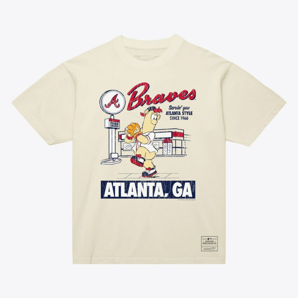 Atlanta Braves Mitchell & Ness Deli T-Shirt - MLB