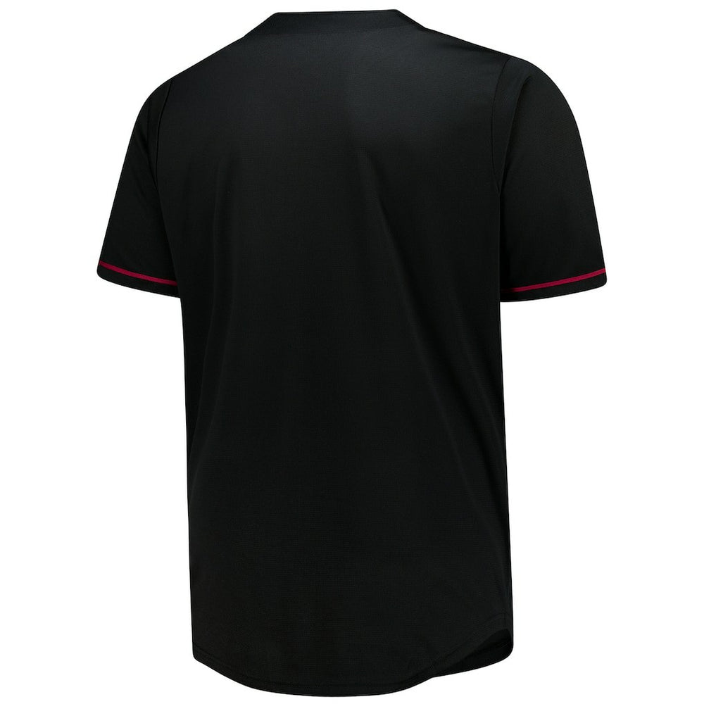 Cleveland Cavaliers Big & Tall Pop Full-Button Jersey Black - NBA