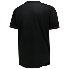 Cleveland Cavaliers Big & Tall Pop Full-Button Jersey Black - NBA