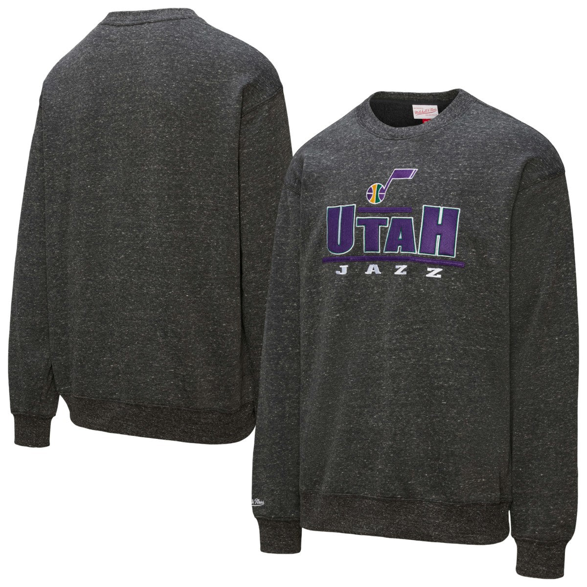 Utah Jazz Throw It Back Fleece Sweatshirt Black - NBA