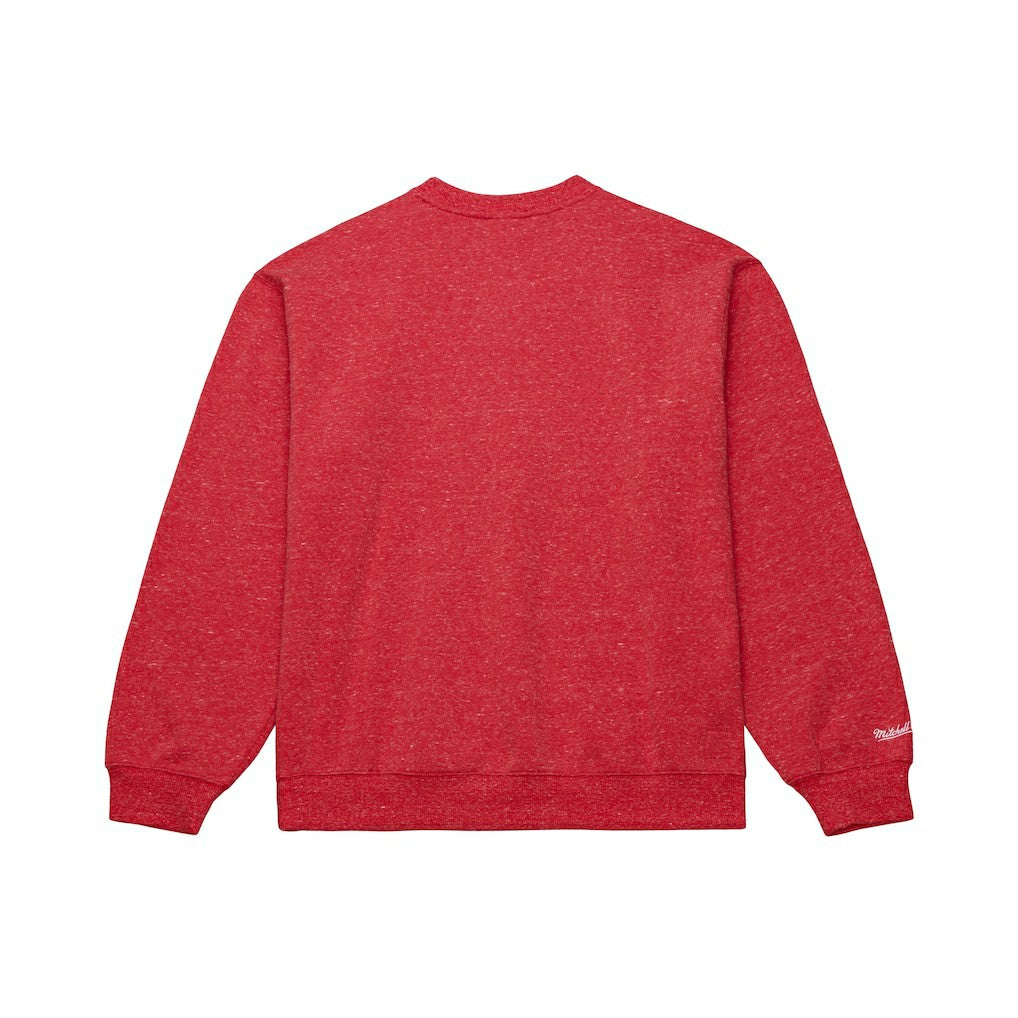 Chicago Bulls Throw It Back Fleece Sweatshirt Red - NBA
