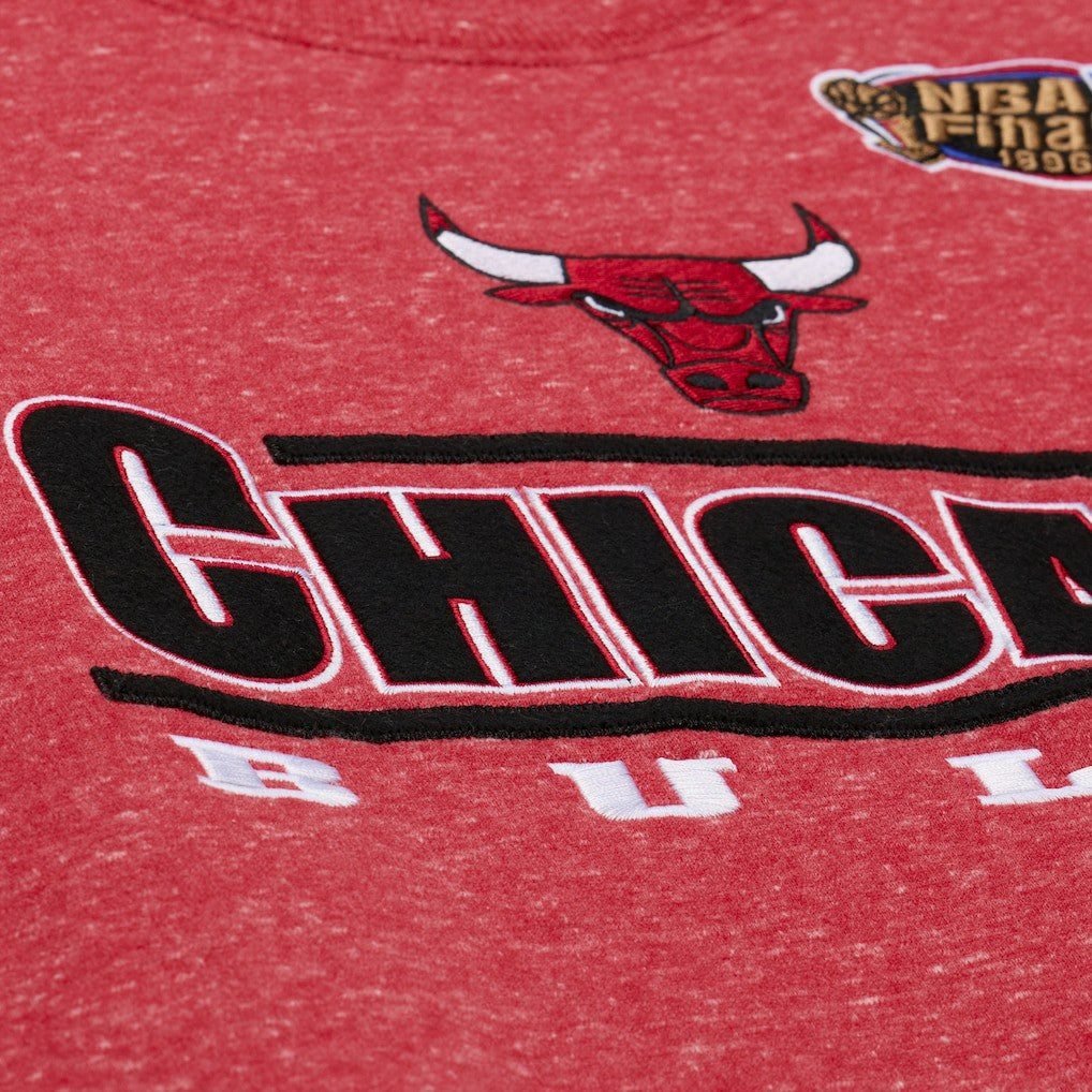Chicago Bulls Throw It Back Fleece Sweatshirt Red - NBA