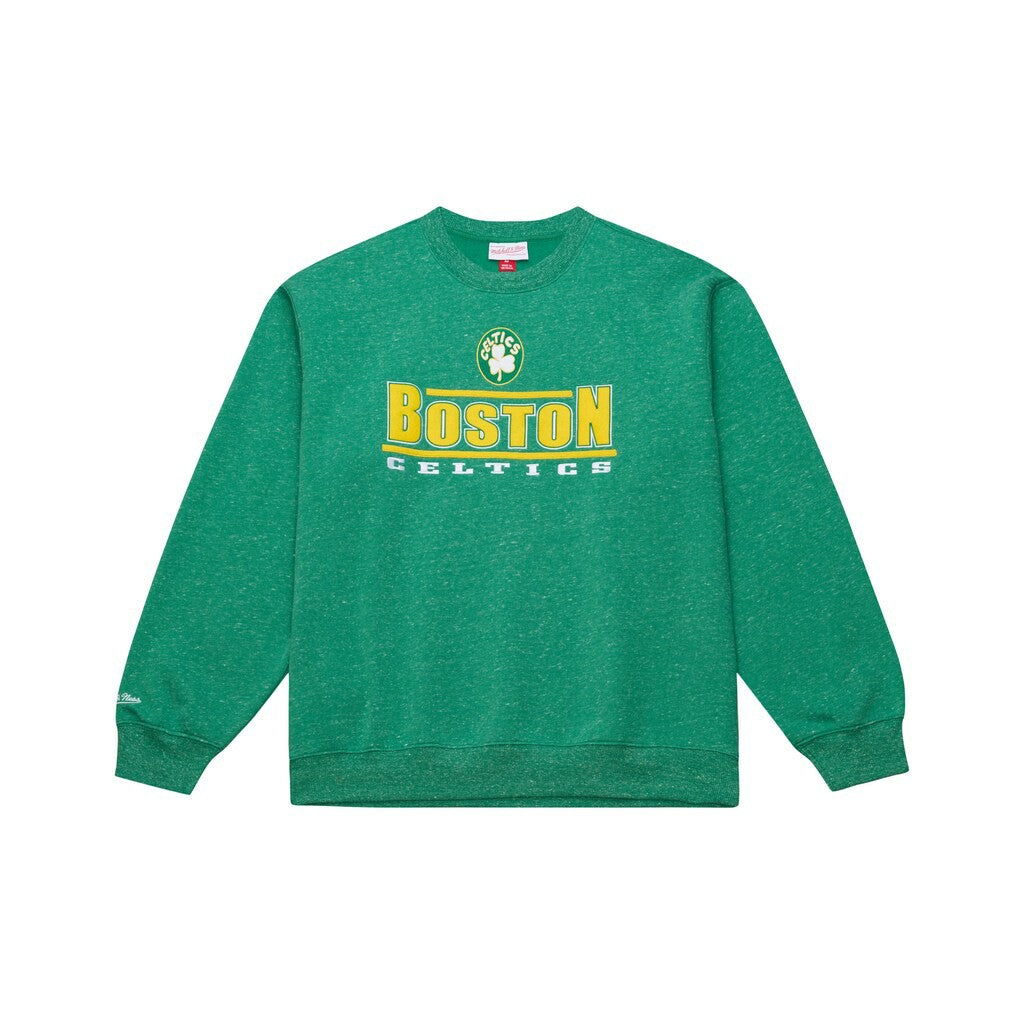 Boston Celtics Throw It Back Fleece Sweatshirt Green - NBA