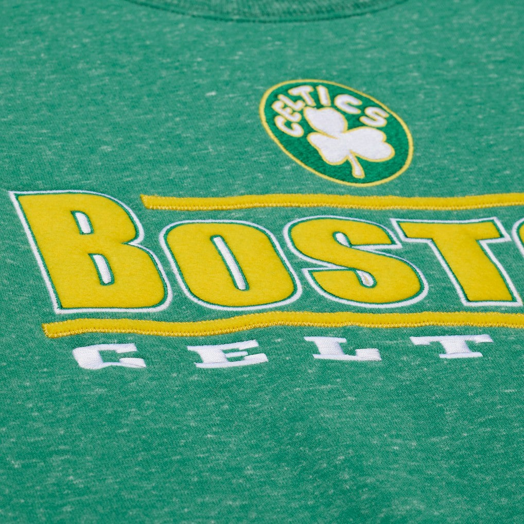 Boston Celtics Throw It Back Fleece Sweatshirt Green - NBA